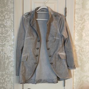 Light grey new without tags military jacket